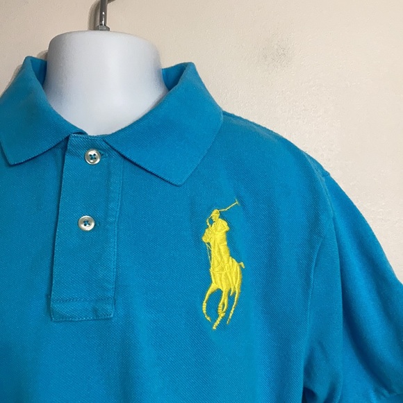 POLO RALPH LAUREN Big Pony Cotton Mesh Polo Shirt - Picture 2 of 6